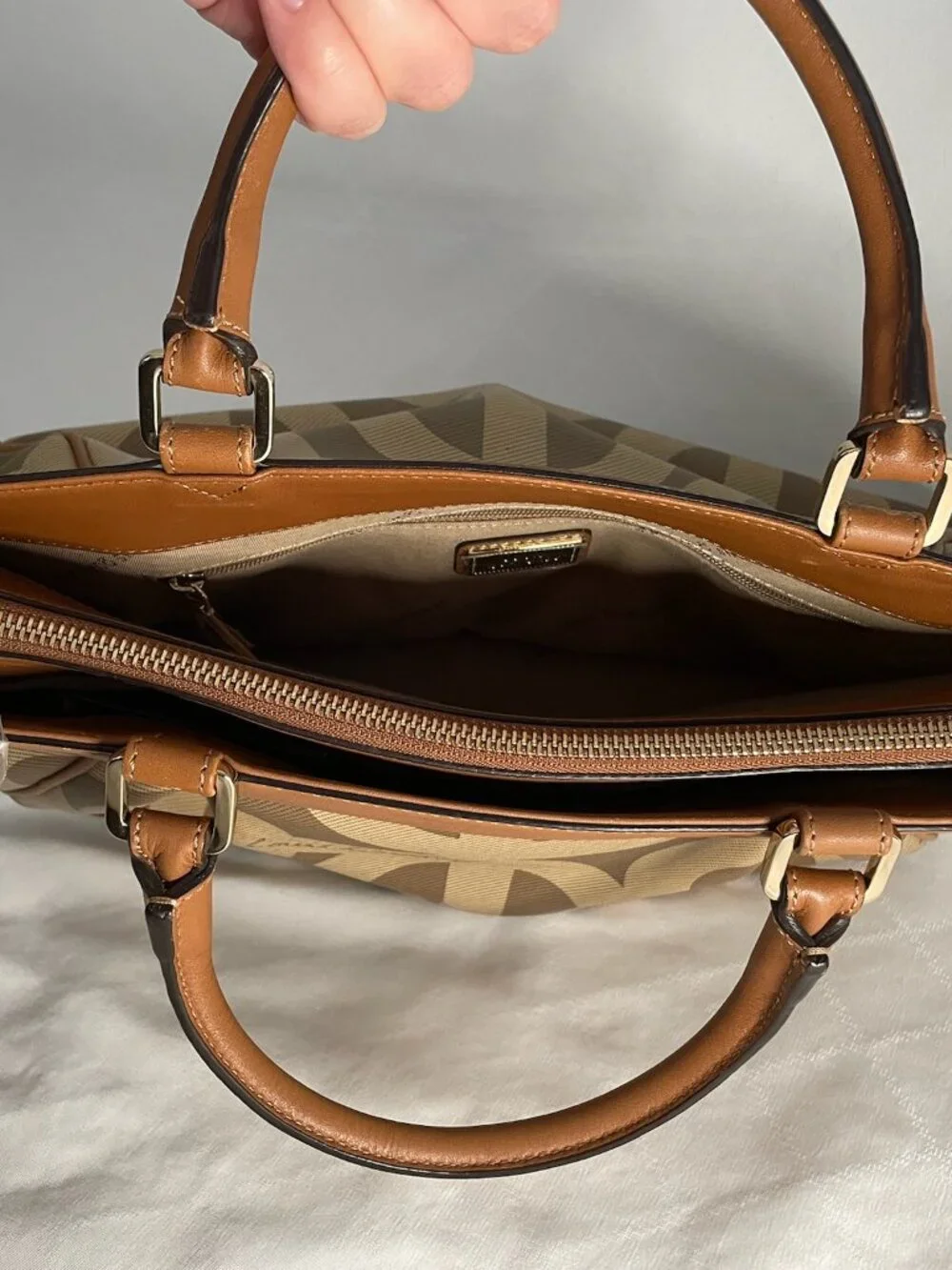 Louis Quatorze Top Handle Handbag